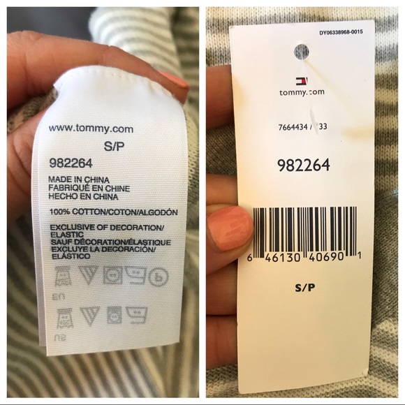 {TOMMY HILFINGER} Tommy Vneck Sweater NWT - Picture 8 of 8